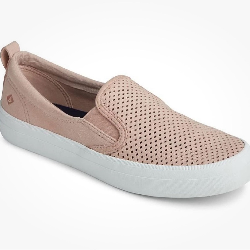 Sperry Pink Slip-On Sneakers Breathable Design